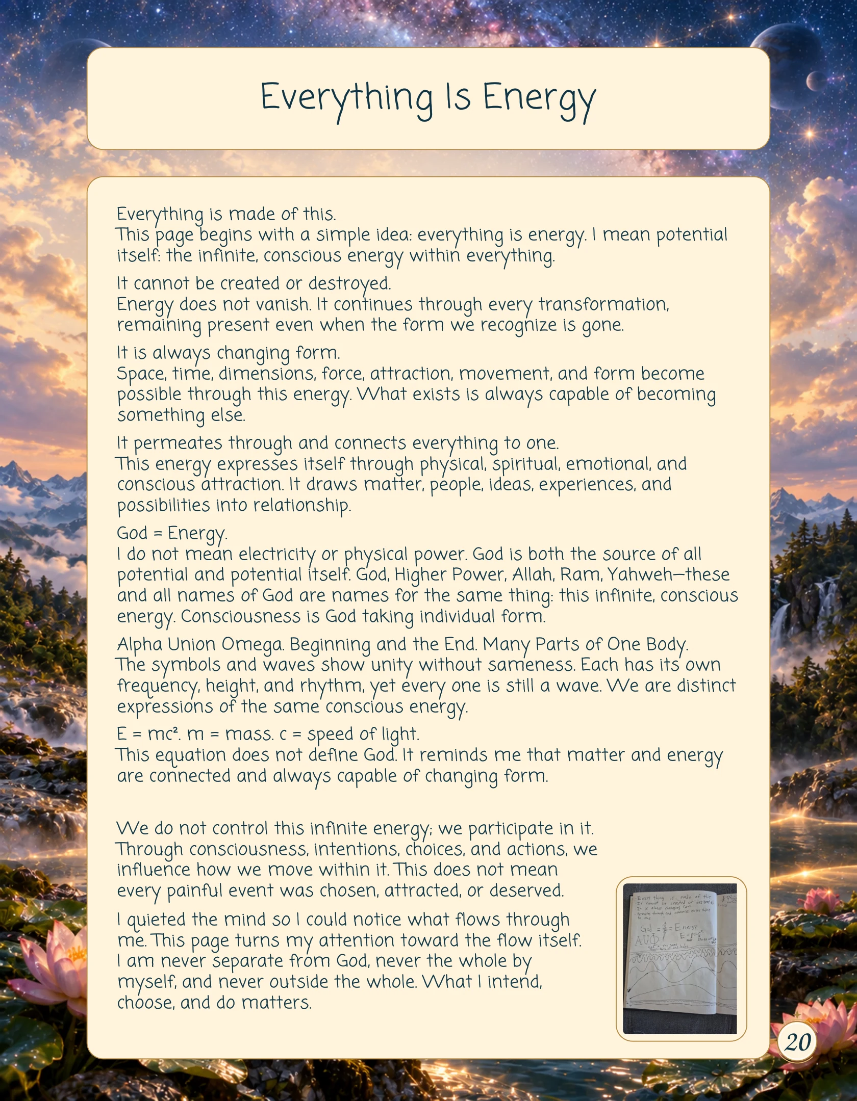 Everything Is Energy — book page 20